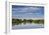 USA, Idaho. Teton River, willows and wetland near Driggs.-Howie Garber-Framed Photographic Print