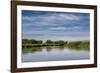 USA, Idaho. Teton River, willows and wetland near Driggs.-Howie Garber-Framed Photographic Print