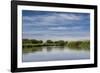 USA, Idaho. Teton River, willows and wetland near Driggs.-Howie Garber-Framed Photographic Print