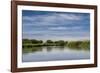 USA, Idaho. Teton River, willows and wetland near Driggs.-Howie Garber-Framed Photographic Print