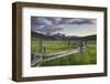 USA, Idaho. Wetlands in Stanley Basin, Sawtooth Mountains.-Alan Majchrowicz-Framed Photographic Print