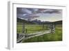 USA, Idaho. Wetlands in Stanley Basin, Sawtooth Mountains.-Alan Majchrowicz-Framed Photographic Print