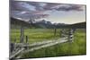 USA, Idaho. Wetlands in Stanley Basin, Sawtooth Mountains.-Alan Majchrowicz-Mounted Photographic Print