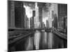 USA, ILlinois, Chicago. Bridge with Trump Tower and Chicago Tribune-Petr Bednarik-Mounted Premium Photographic Print