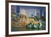 USA, ILlinois, Chicago, Buckingham Fountain in Downtown Chicago-Petr Bednarik-Framed Photographic Print