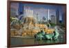USA, ILlinois, Chicago, Buckingham Fountain in Downtown Chicago-Petr Bednarik-Framed Photographic Print