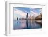 Usa, Illinois, Chicago, City Skyline and Lake Michigan-Gavin Hellier-Framed Photographic Print