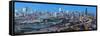 Usa, Illinois, Chicago, City Skyline-Gavin Hellier-Framed Stretched Canvas