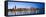 USA, Illinois, Chicago, Dusk View of the Skyline from Lake Michigan-Nick Ledger-Framed Stretched Canvas