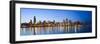 USA, Illinois, Chicago, Dusk View of the Skyline from Lake Michigan-Nick Ledger-Framed Photographic Print