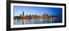 USA, Illinois, Chicago, Dusk View of the Skyline from Lake Michigan-Nick Ledger-Framed Photographic Print