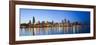 USA, Illinois, Chicago, Dusk View of the Skyline from Lake Michigan-Nick Ledger-Framed Photographic Print