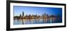 USA, Illinois, Chicago, Dusk View of the Skyline from Lake Michigan-Nick Ledger-Framed Photographic Print