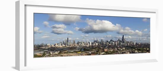 USA, Illinois, Chicago, Panoramic City Skyline-Gavin Hellier-Framed Photographic Print