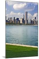 USA, Illinois, Chicago. Skyline and Lake Michigan.-Jaynes Gallery-Mounted Premium Photographic Print