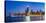 Usa, Illinois, Chicago. the City Skyline from North Avenue Beach.-Nick Ledger-Stretched Canvas