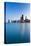 Usa, Illinois, Chicago. the City Skyline from North Avenue Beach.-Nick Ledger-Stretched Canvas