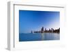 Usa, Illinois, Chicago. the City Skyline from North Avenue Beach.-Nick Ledger-Framed Photographic Print