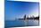 Usa, Illinois, Chicago. the City Skyline from North Avenue Beach.-Nick Ledger-Mounted Photographic Print