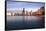 Usa, Illinois, Chicago, the Hancock Tower and Downtown Skyline from Lake Michigan-Gavin Hellier-Framed Stretched Canvas