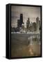 Usa, Illinois, Chicago, the Hancock Tower and Downtown Skyline from Lake Michigan-Gavin Hellier-Framed Stretched Canvas