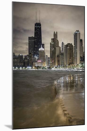 Usa, Illinois, Chicago, the Hancock Tower and Downtown Skyline from Lake Michigan-Gavin Hellier-Mounted Photographic Print