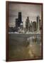 Usa, Illinois, Chicago, the Hancock Tower and Downtown Skyline from Lake Michigan-Gavin Hellier-Framed Photographic Print