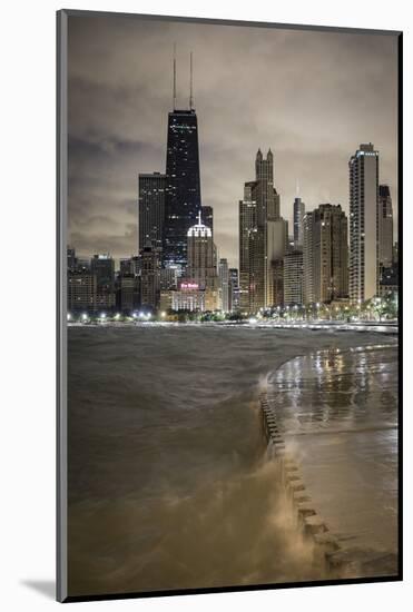 Usa, Illinois, Chicago, the Hancock Tower and Downtown Skyline from Lake Michigan-Gavin Hellier-Mounted Photographic Print