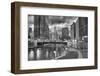 USA, ILlinois, Chicago, Wabash Avenue Bridge and Chicago Downtown-Petr Bednarik-Framed Photographic Print