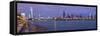 Usa,Illinois, Midwest, Cook County, Chicago, Panorama, Shedd Aquaroium-Christian Heeb-Framed Stretched Canvas