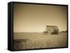 USA, Illinois, Old Route 66, Odell, Barn-Alan Copson-Framed Stretched Canvas