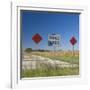 USA, Illinois, Old Route 66, Odell, Disused Sections of Route 66-Alan Copson-Framed Photographic Print