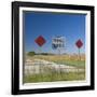 USA, Illinois, Old Route 66, Odell, Disused Sections of Route 66-Alan Copson-Framed Photographic Print