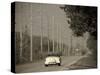 USA, Illinois, Route 66 at Godley, 1950's Car-Alan Copson-Stretched Canvas