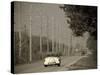 USA, Illinois, Route 66 at Godley, 1950's Car-Alan Copson-Stretched Canvas