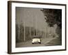 USA, Illinois, Route 66 at Godley, 1950's Car-Alan Copson-Framed Photographic Print