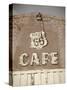 USA, Illinois, Route 66, Litchfield Route 66 Cafe-Alan Copson-Stretched Canvas