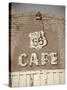 USA, Illinois, Route 66, Litchfield Route 66 Cafe-Alan Copson-Stretched Canvas