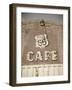 USA, Illinois, Route 66, Litchfield Route 66 Cafe-Alan Copson-Framed Photographic Print