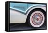 USA, Indiana, Carmel. 1955 classic Buick Roadmaster.-Wendy Kaveney-Framed Stretched Canvas