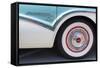 USA, Indiana, Carmel. 1955 classic Buick Roadmaster.-Wendy Kaveney-Framed Stretched Canvas