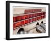 USA, Indiana, Carmel. 'Super-Charged' on the side of a classic auto.-Wendy Kaveney-Framed Photographic Print