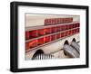 USA, Indiana, Carmel. 'Super-Charged' on the side of a classic auto.-Wendy Kaveney-Framed Photographic Print