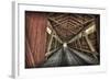 USA, Indiana, Carroll County. Lancaster Covered Bridge-Rona Schwarz-Framed Photographic Print