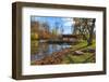 USA, Indiana, Cataract Falls State Recreation Area, Covered Bridge-Rona Schwarz-Framed Photographic Print