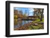 USA, Indiana, Cataract Falls State Recreation Area, Covered Bridge-Rona Schwarz-Framed Photographic Print