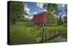 USA, Indiana, Cutler. Adams Mill-Rona Schwarz-Stretched Canvas