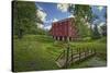 USA, Indiana, Cutler. Adams Mill-Rona Schwarz-Stretched Canvas