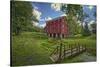 USA, Indiana, Cutler. Adams Mill-Rona Schwarz-Stretched Canvas