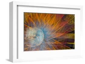 USA, Indiana, Indianapolis, State Fair. Abstract of Ferris Wheel-Jaynes Gallery-Framed Photographic Print